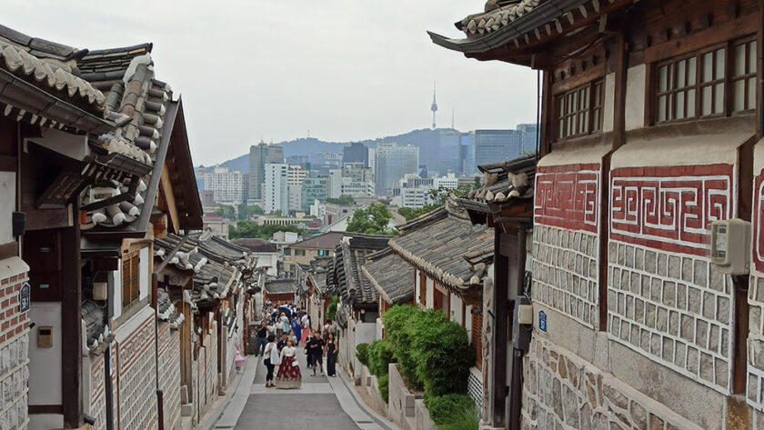 Barrio Bukchon Hanok en Seúl