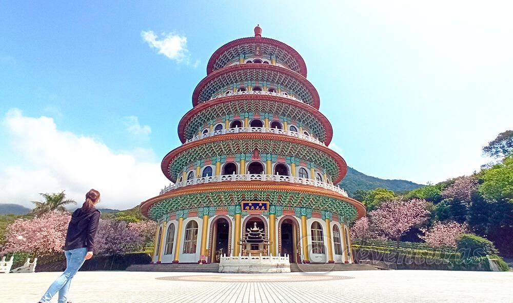 Pagoda del templo Wuji Tianyuan de Tamsui