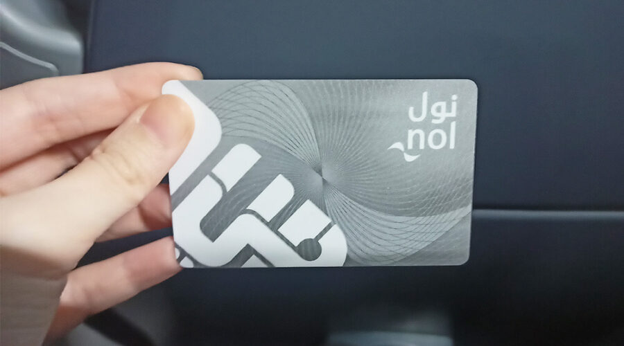 Tarjeta de transporte Nol Card de Dubái