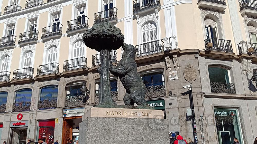 El Oso y el Madroño en la Plaza del Sol de Madrid