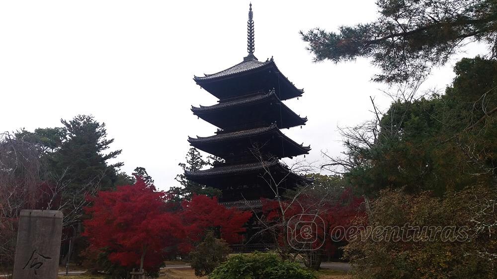 Pagoda del templo Ninna-ji en Kyoto