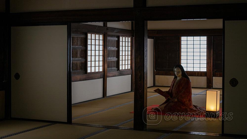 Interior del castillo de Himeji