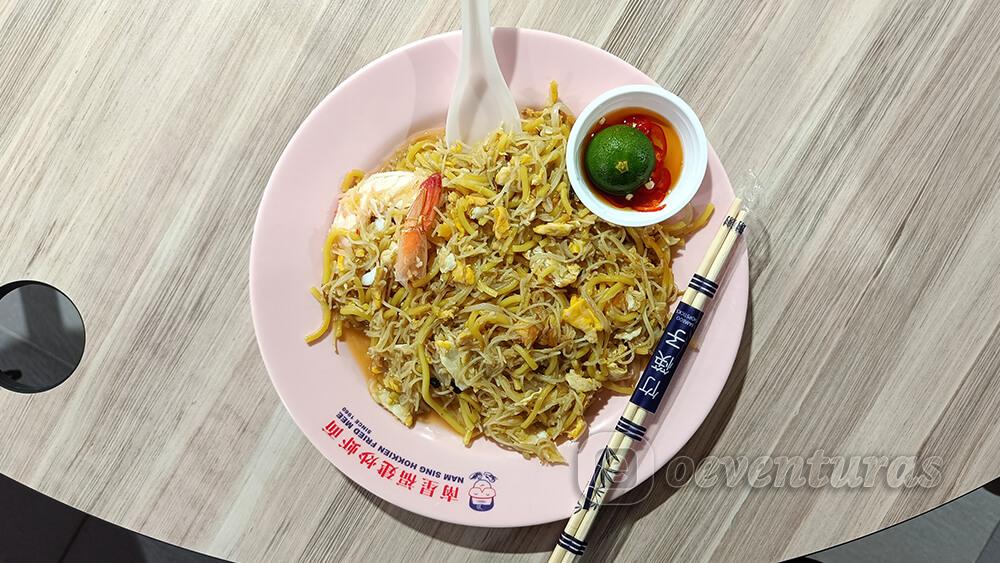 Hokkien mee en Singapur