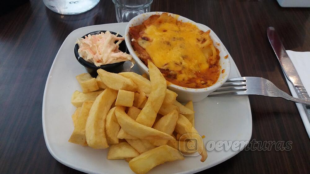 Lasaña de berenjena en Dublín