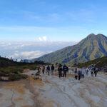 Vistas desde el volcán Ijen