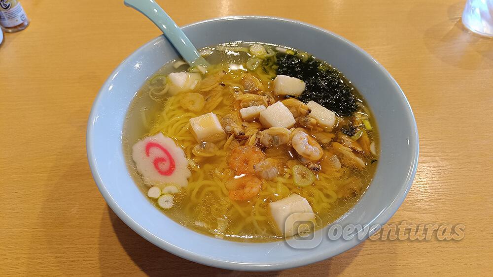 Ramen de marisco en Enoshima