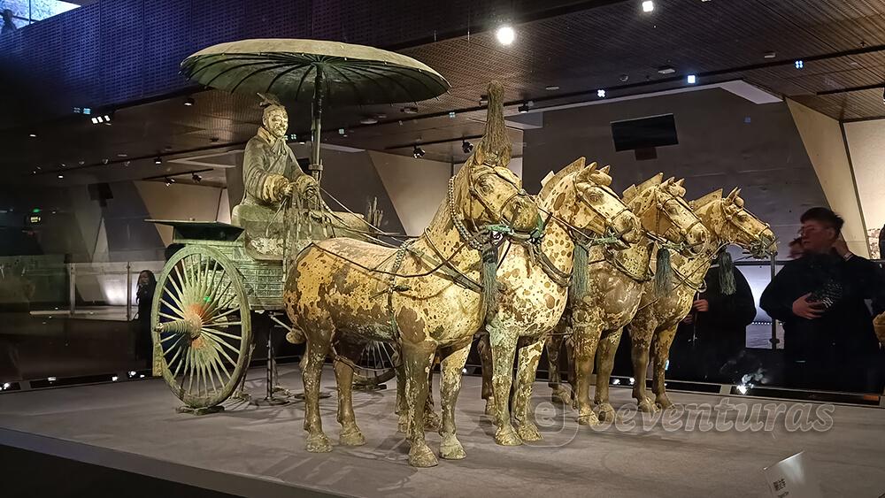 Carruaje del Museo del Mausoleo del Emperador Qin Shi Huang de Xi'an