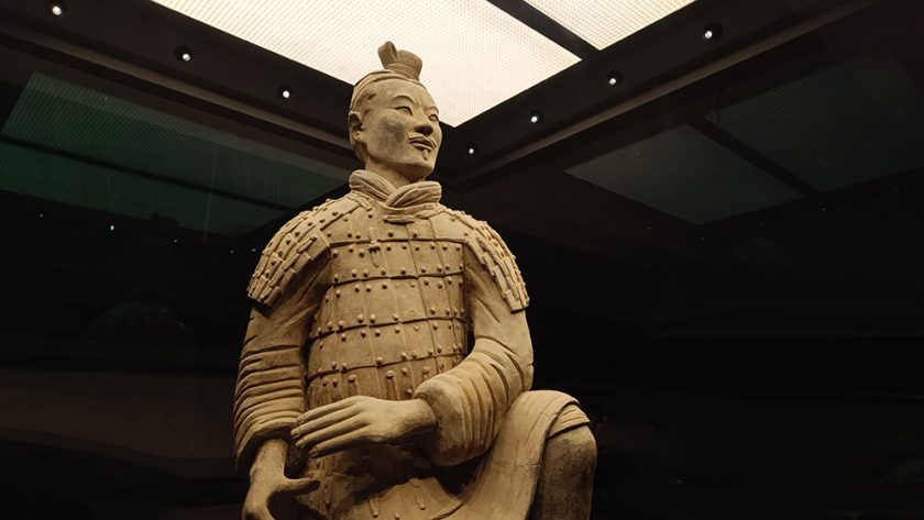 Guerrero de terracota de Xi'an