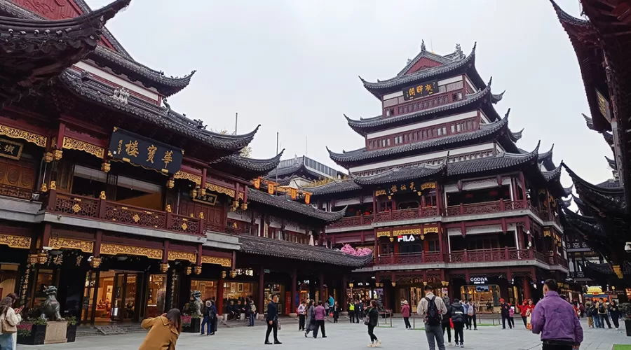 Mercado del Jardín Yu en Shanghái