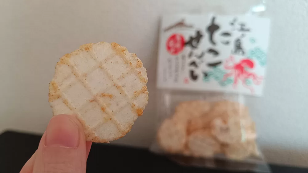 Senbei con sabor pulpo