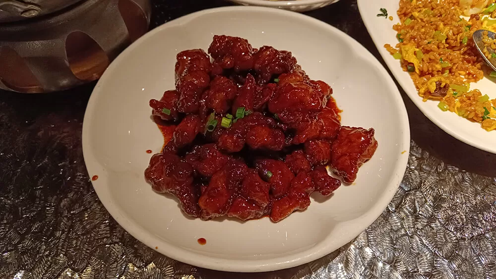 Solomillo de cerdo agridulce en Shanghái