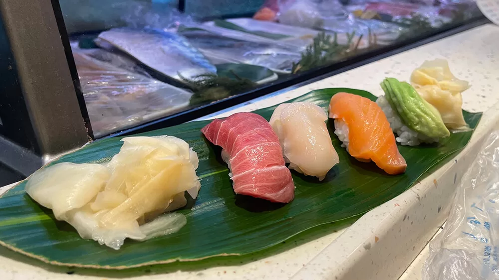 Sushi en Chiba