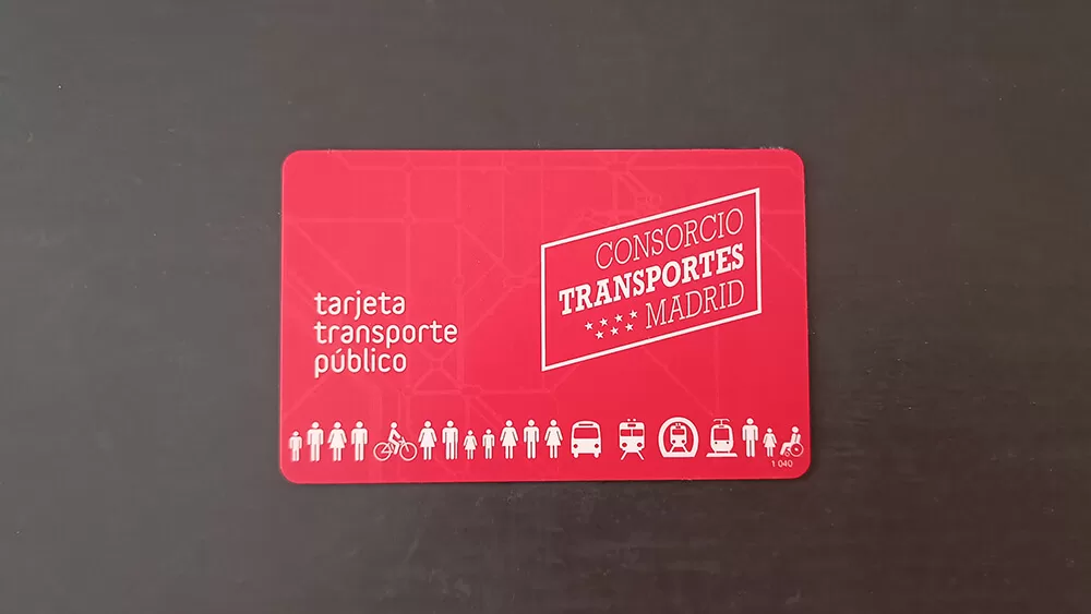 Tarjeta de transporte Multi de Madrid
