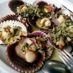 Zamburiñas a la plancha en Mieres