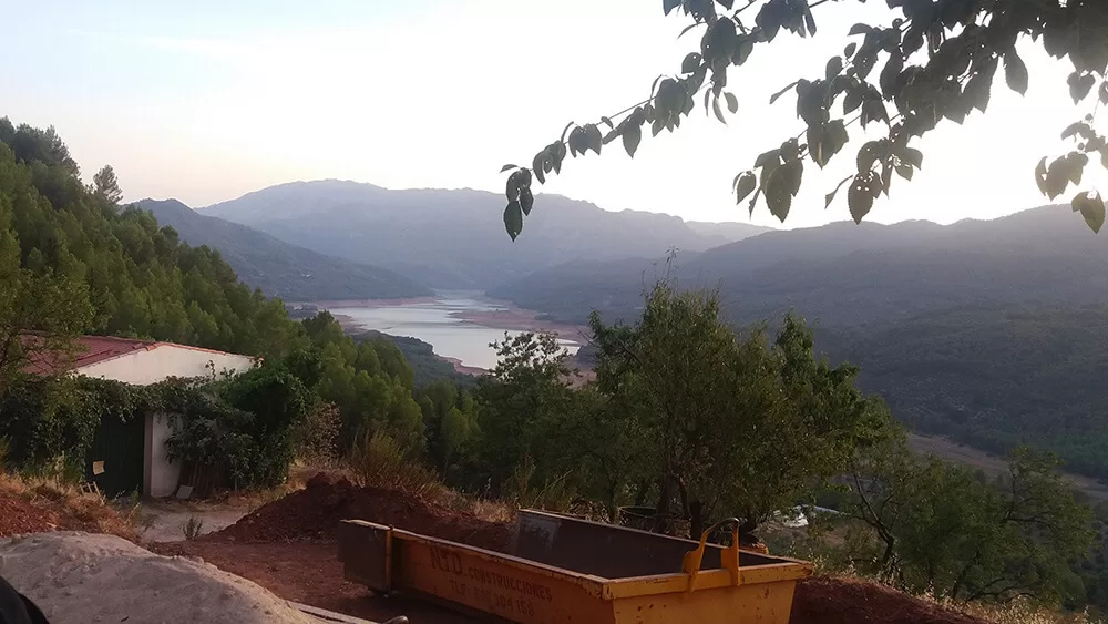 Vistas al embalse del Tranco de Beas desde Hornos de Segura