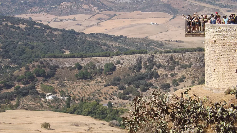 Mirador del coño en Ronda