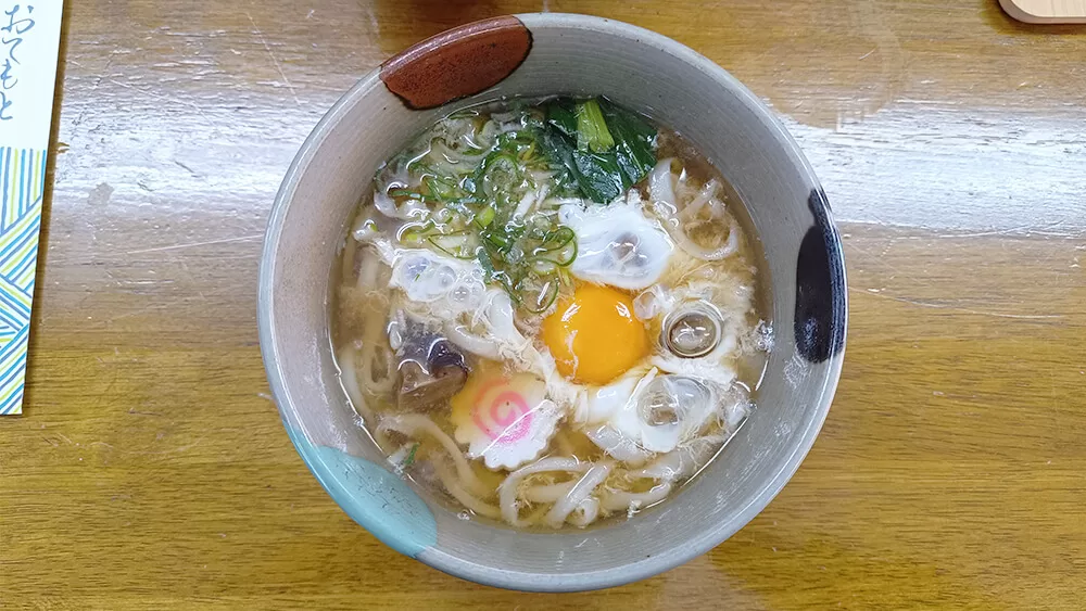 Tsukimi udon en Takasaki