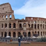 El Coliseo de Roma desde el Foro Romano