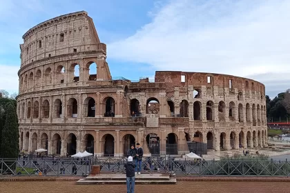 El Coliseo de Roma desde el Foro Romano