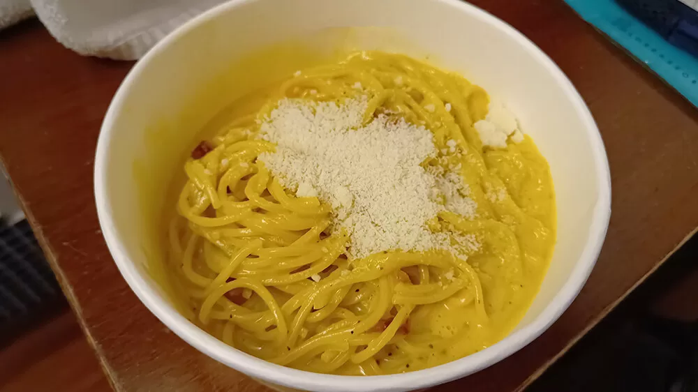 Espaguetis a la carbonara
