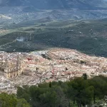 Vistas desde la cruz del castillo de Santa Catalina de Jaén