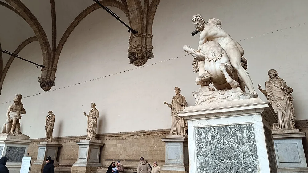 Loggia dei Lanzi en Florencia