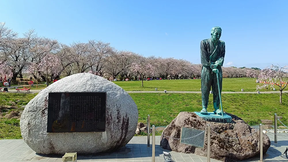 Monumento a Koji Sawafuji en Kitakami