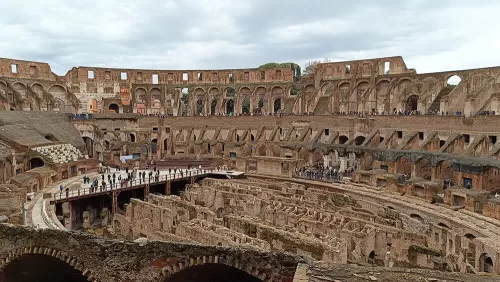 El Coliseo de Roma por dentro