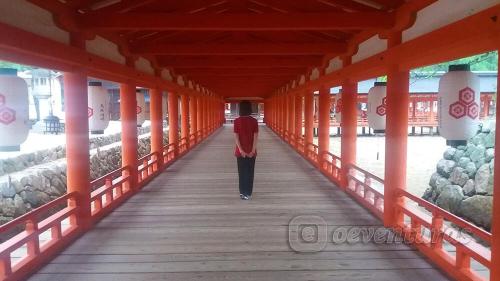 Pasillo del Santuario Itsukushima